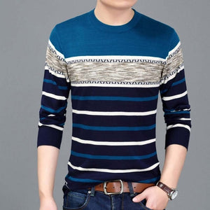 2019 designer pullover striped men sweater mensthin jersey knitted sweaters