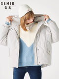 SEMIR Winter jacket women 2019 new bread style Korean loose female cotton